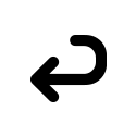 Bent arrow icon