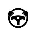 Steering wheel icon