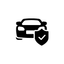 Car with a shield icon